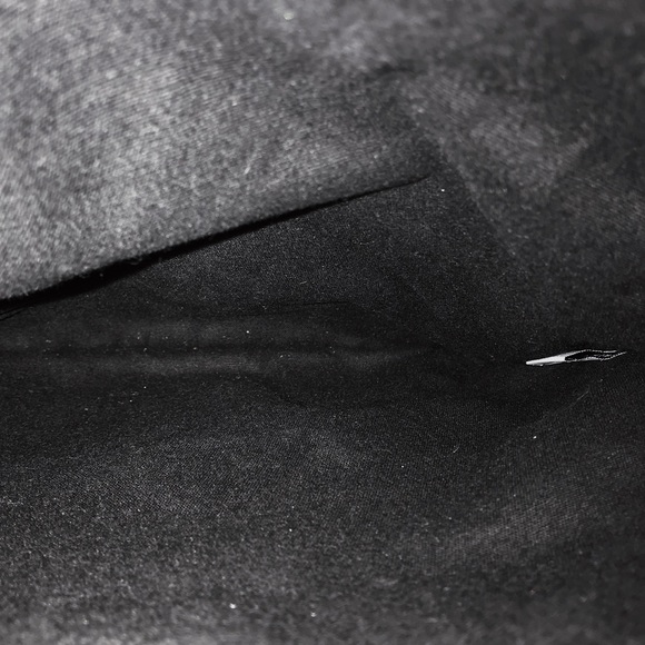 Tila March Paris Zelig Brown Canvas Black Patent Leather Shoulder Clutch Bag - Picture 12 of 12